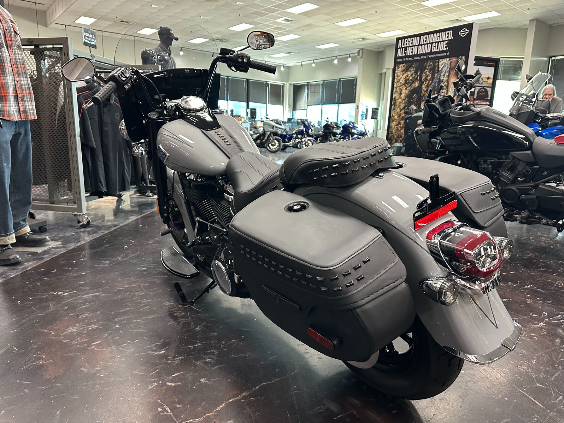 New 2025 Harley-Davidson Heritage Classic Billiard Gray with Cast