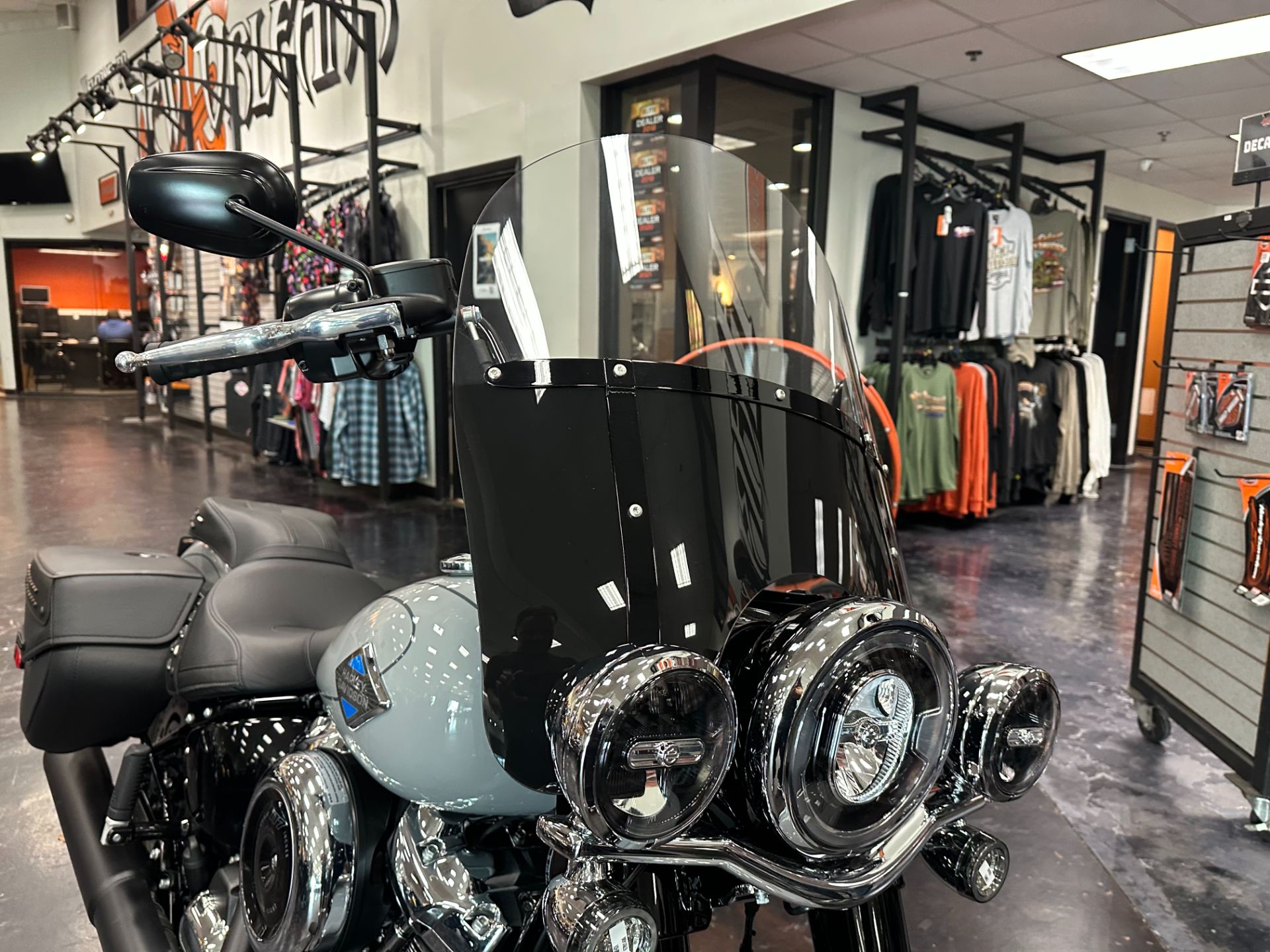 New 2025 Harley-Davidson Heritage Classic Billiard Gray with Spoke