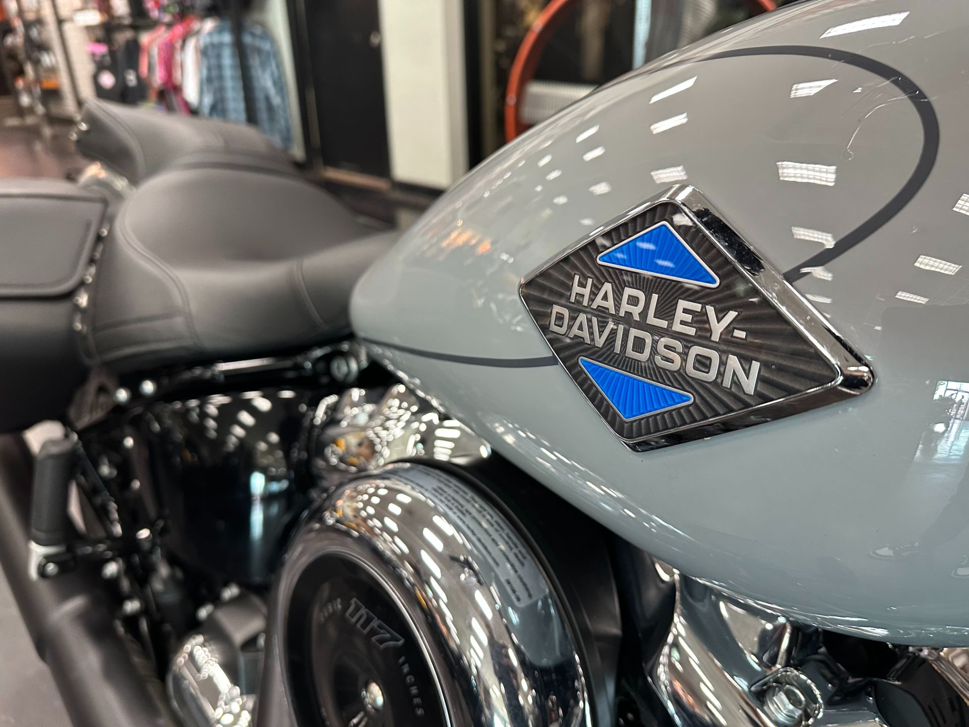 New 2025 Harley-Davidson Heritage Classic Billiard Gray with Spoke
