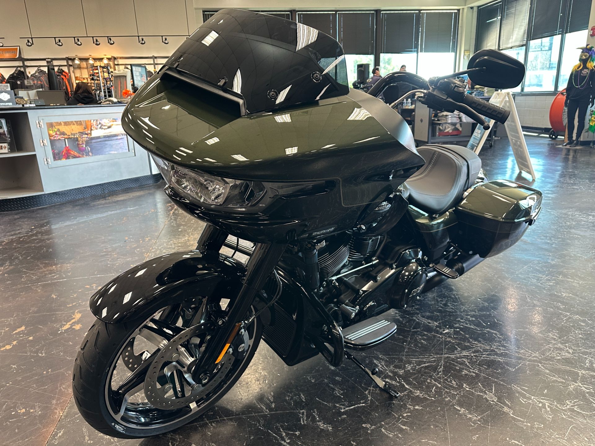 New 2026 Harley-Davidson Road Glide® Olive Steel Metallic / Vivid