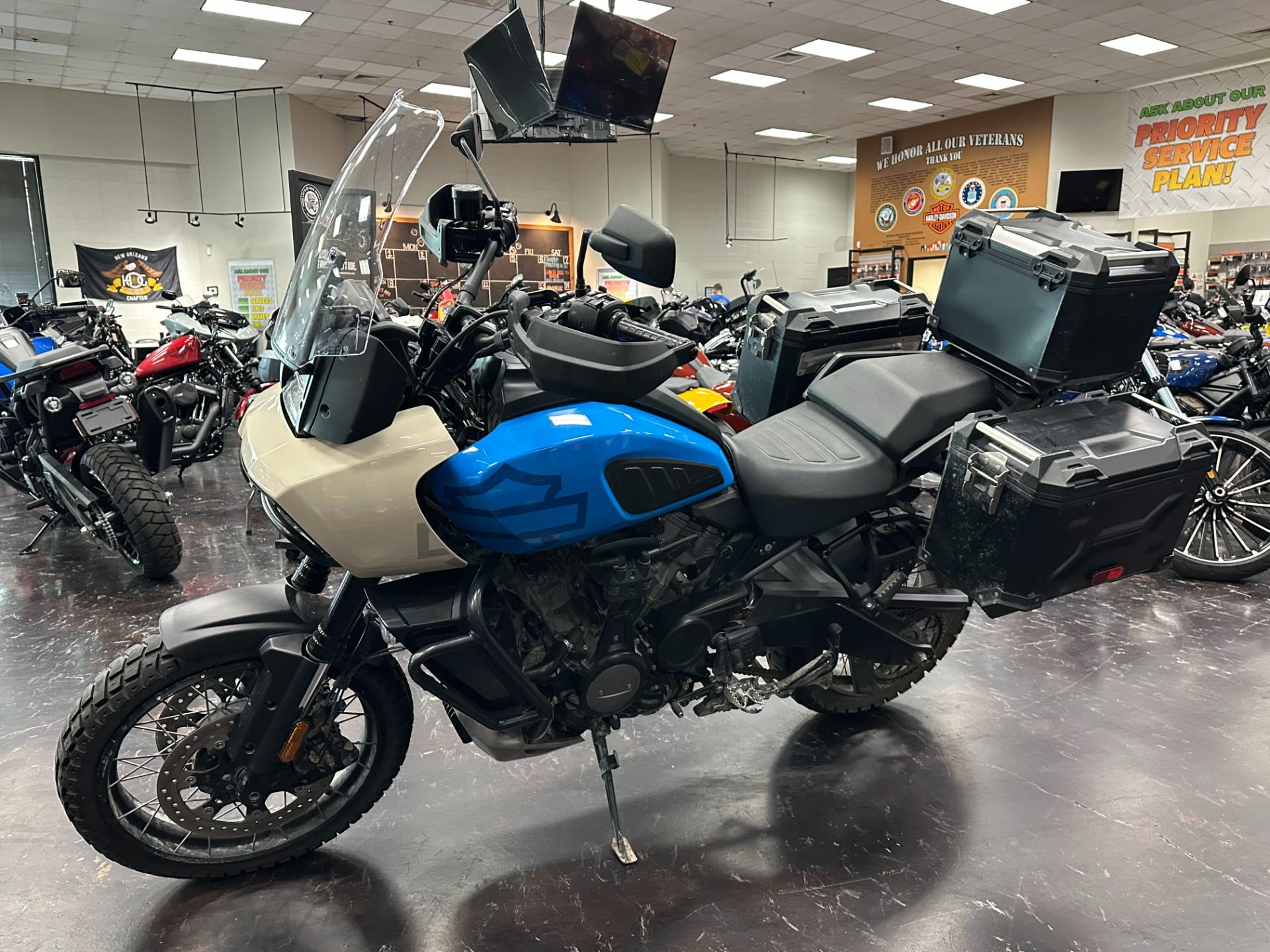 Used 2022 Harley-Davidson Pan America™ 1250 Special Fastback Blue