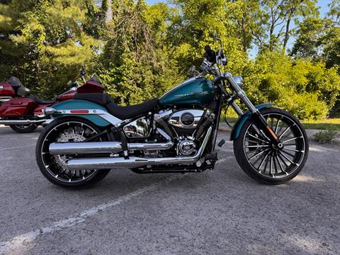 New 2026 Harley-Davidson Breakout® Teal Thunder | Motorcycles in