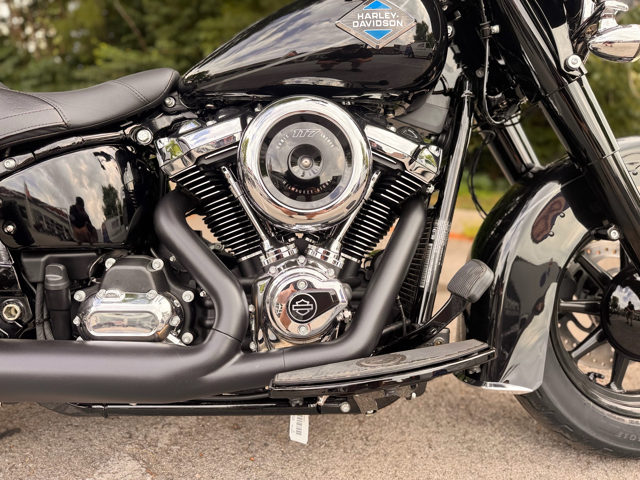 New 2026 Harley-Davidson Heritage Classic Vivid Black Black Two-Up