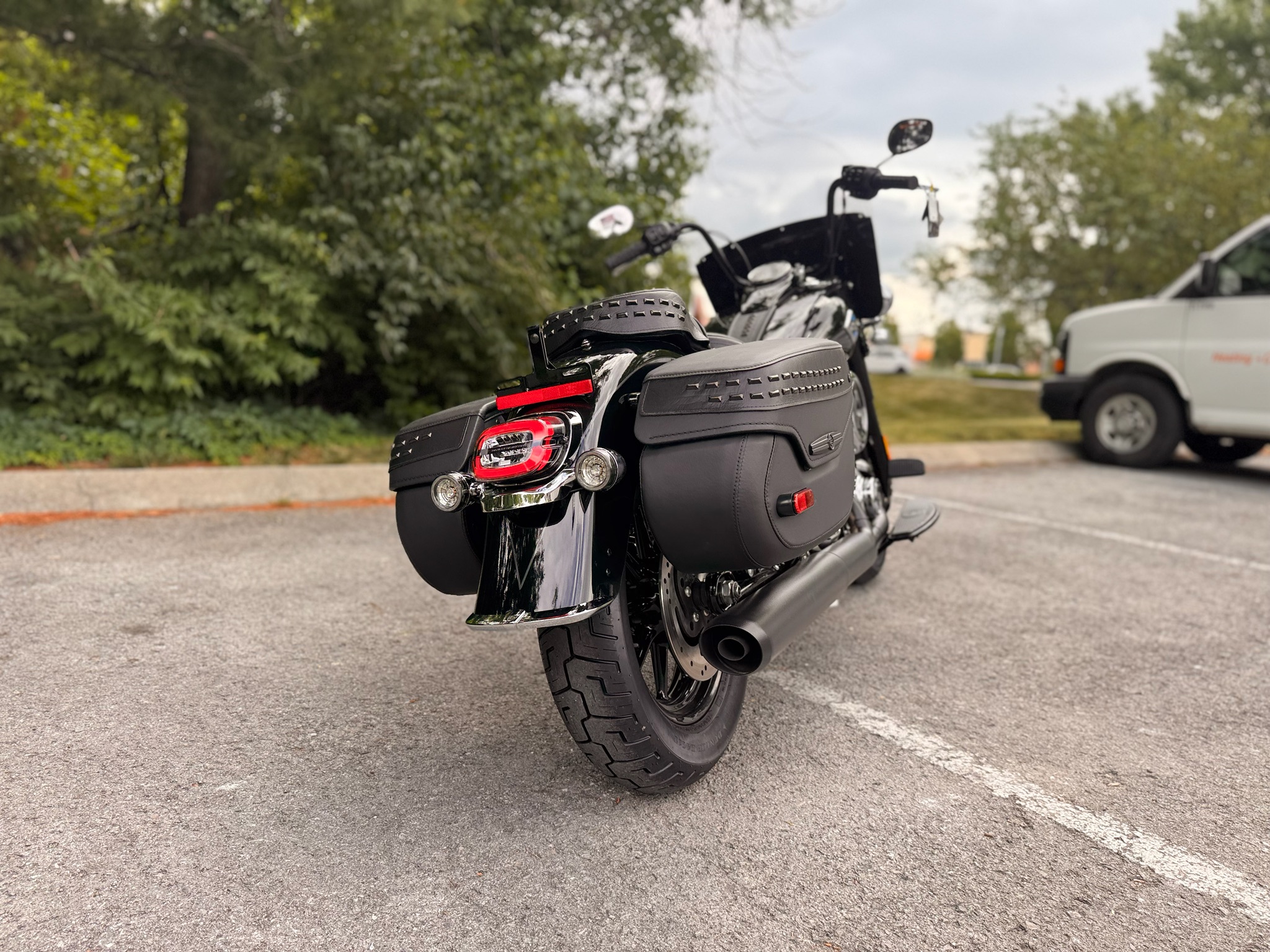 New 2026 Harley-Davidson Heritage Classic Vivid Black Black Two-Up