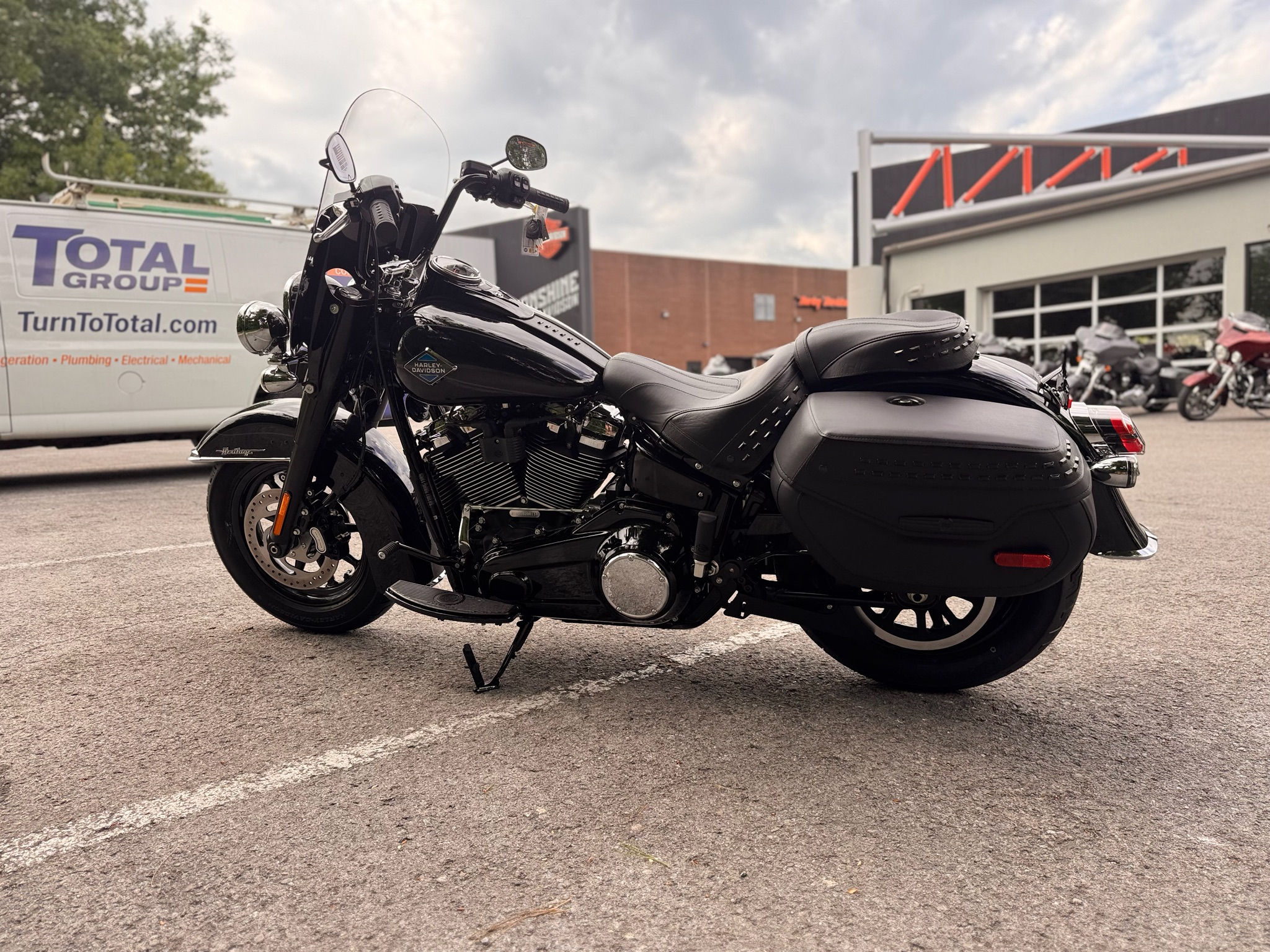 New 2026 Harley-Davidson Heritage Classic Vivid Black Black Two-Up