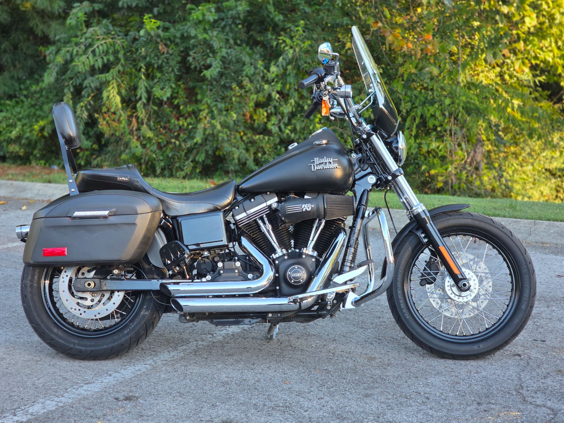 Used 2017 Harley-Davidson Street Bob® Black Denim Motorcycles in