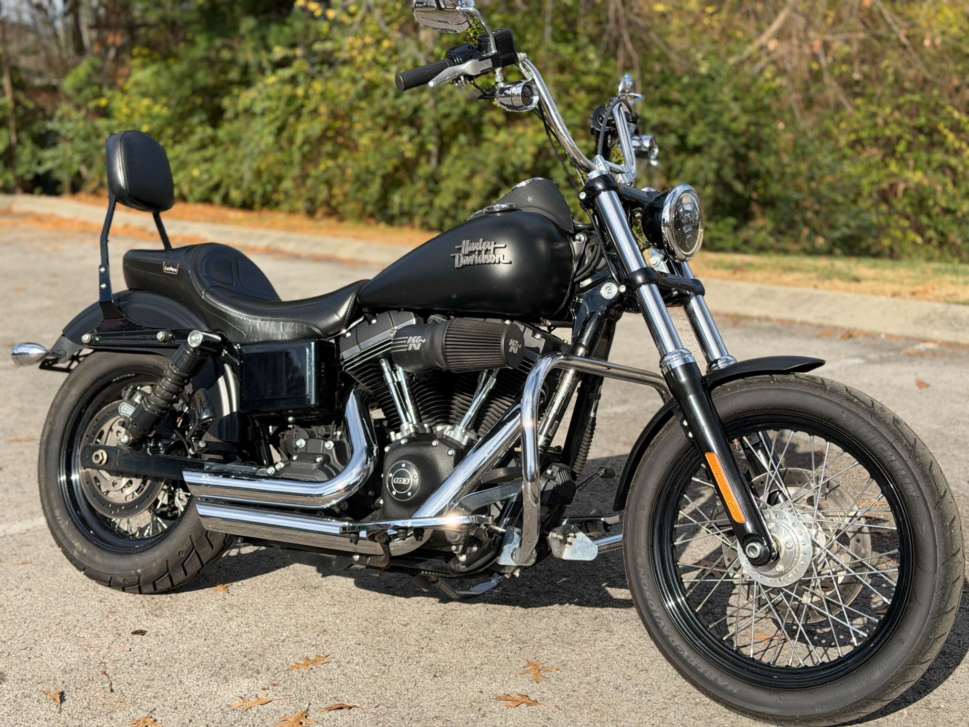 Used 2017 Harley-Davidson Street Bob® Black Denim | Motorcycles in