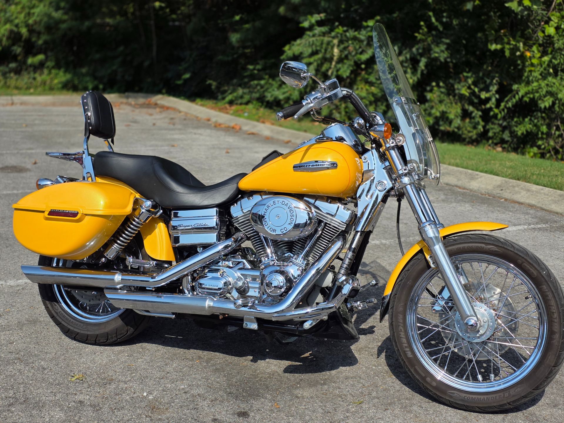 Used 2007 Harley-Davidson FXDC Dyna® Super Glide® Custom Yellow