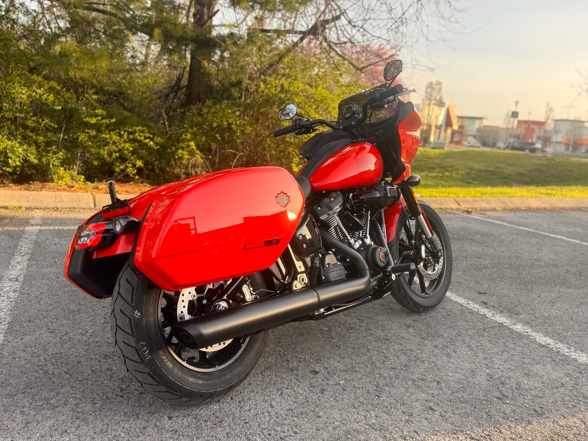New 2026 Harley-Davidson Low Rider® ST Blood Orange (Black Finish