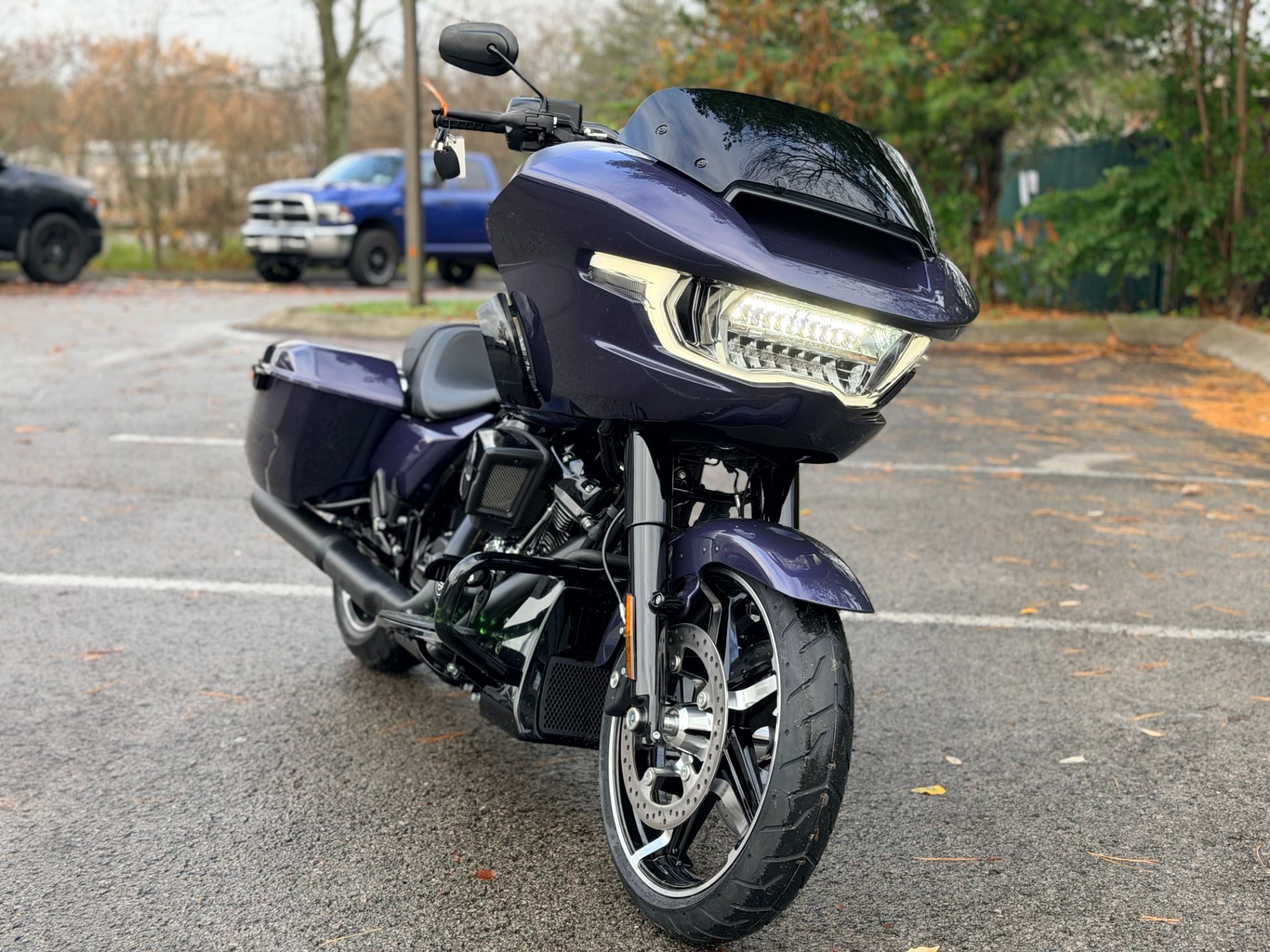 New 2026 Harley-Davidson Road Glide® Purple Abyss (Black Finish