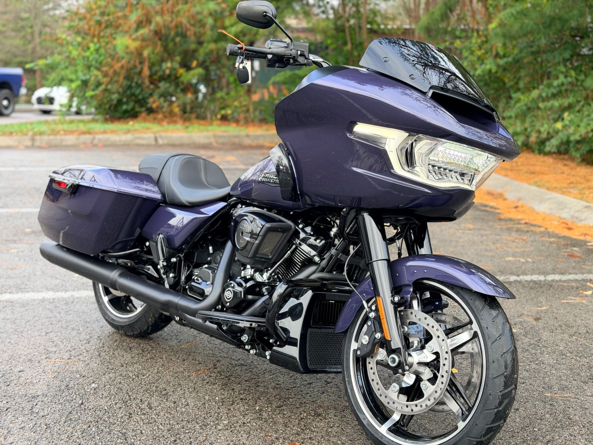 New 2026 Harley-Davidson Road Glide® Purple Abyss (Black Finish