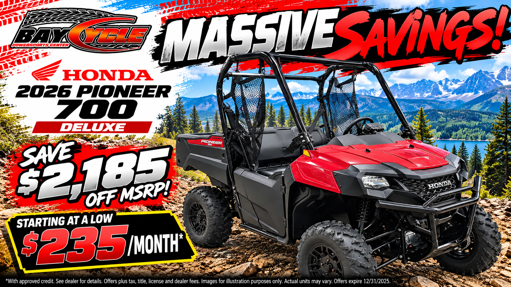 2026 Honda Pioneer 700 Deluxe for sale 1300799