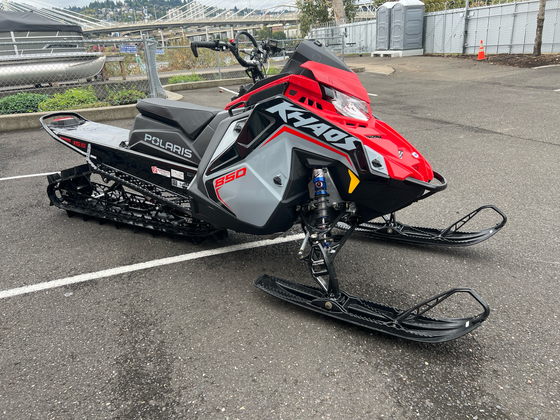 New 2025 Polaris 850 RMK Khaos 155 SC | Snowmobiles in Portland OR