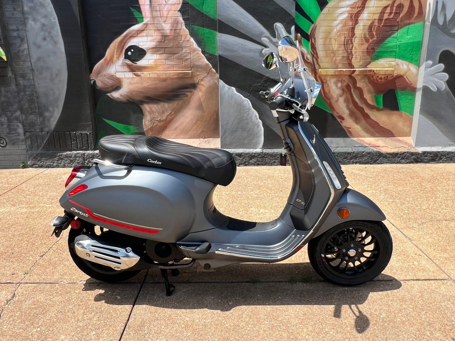 Sprint Mat Grijs Vespa Sprint Sport Grigio Titanio Vespa Sprint S