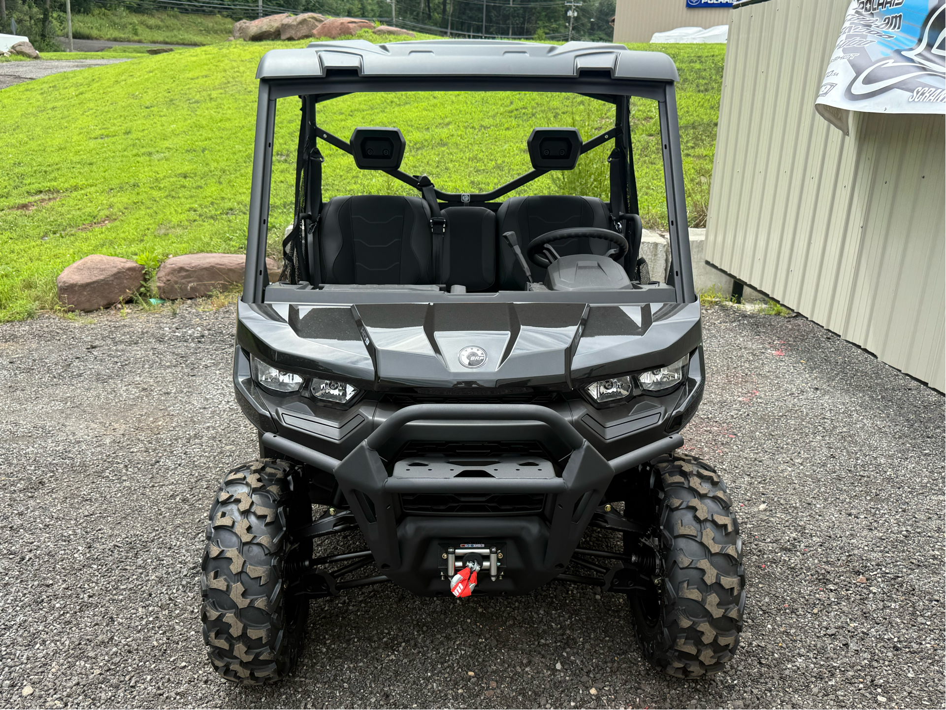 New 2025 Can-Am Defender XT HD9 Stealth Black Utility Vehicles For
