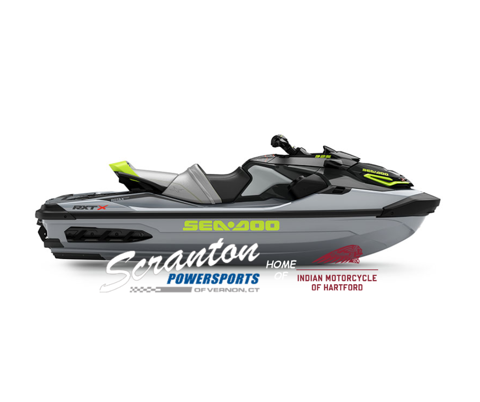 New 2025 Sea-Doo RXT-X 325 + Tech Package Ice Metal / Manta Green