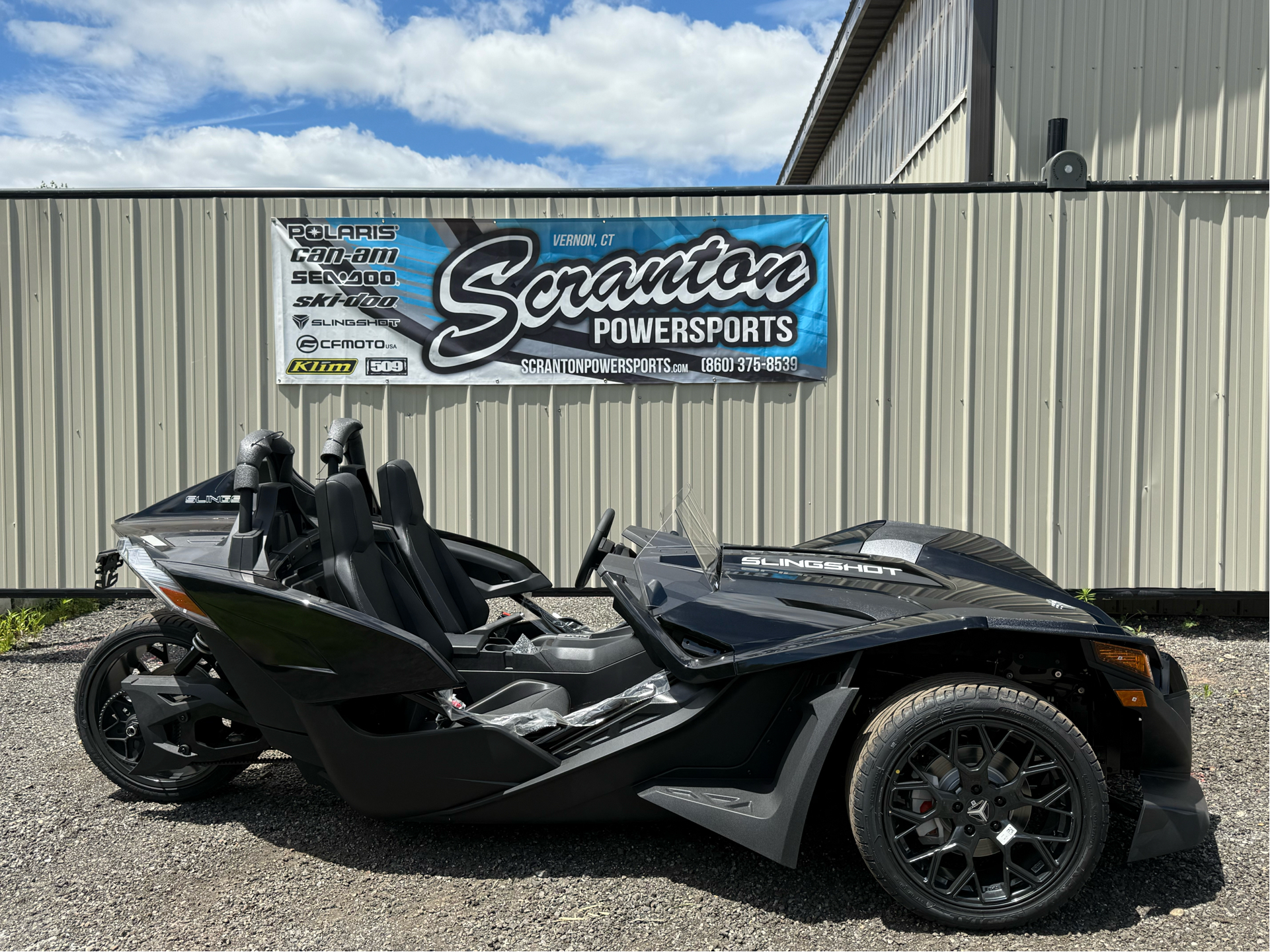 New 2025 Slingshot Slingshot SL - AutoDrive Jet Black Motorcycles