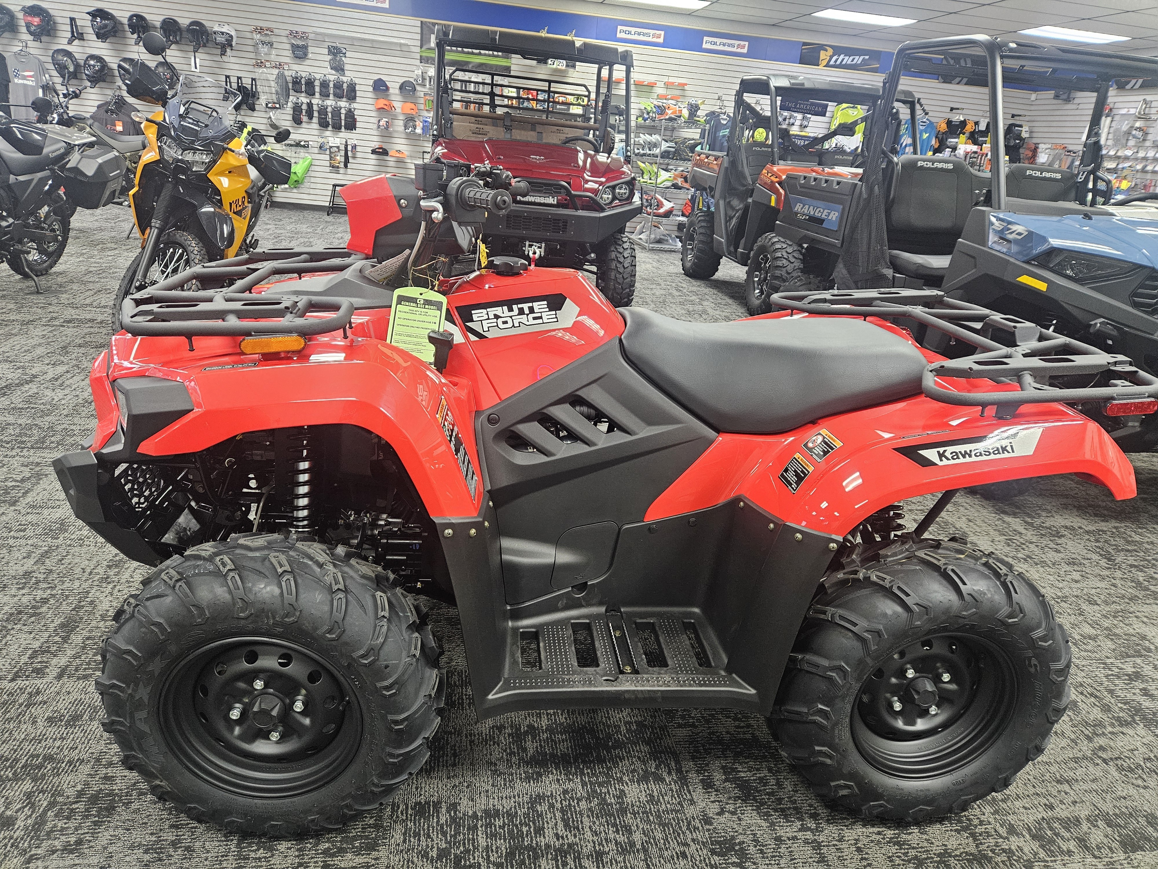2696　新品パーツ多数♪ ZX仕様　フロントディスク　千葉県柏市　即日配送、自走引き取りも可能 2025 Kawasaki Brute Force® 450 4x4 ATVs Durant Oklahoma