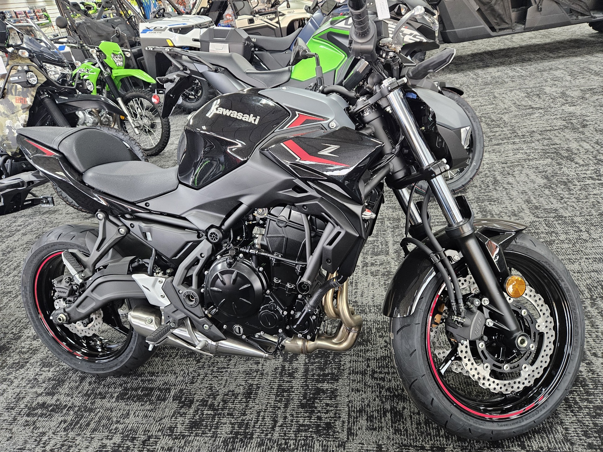 New 2025 Kawasaki Z650 Motorcycles in Dalton, GA | Stock Number
