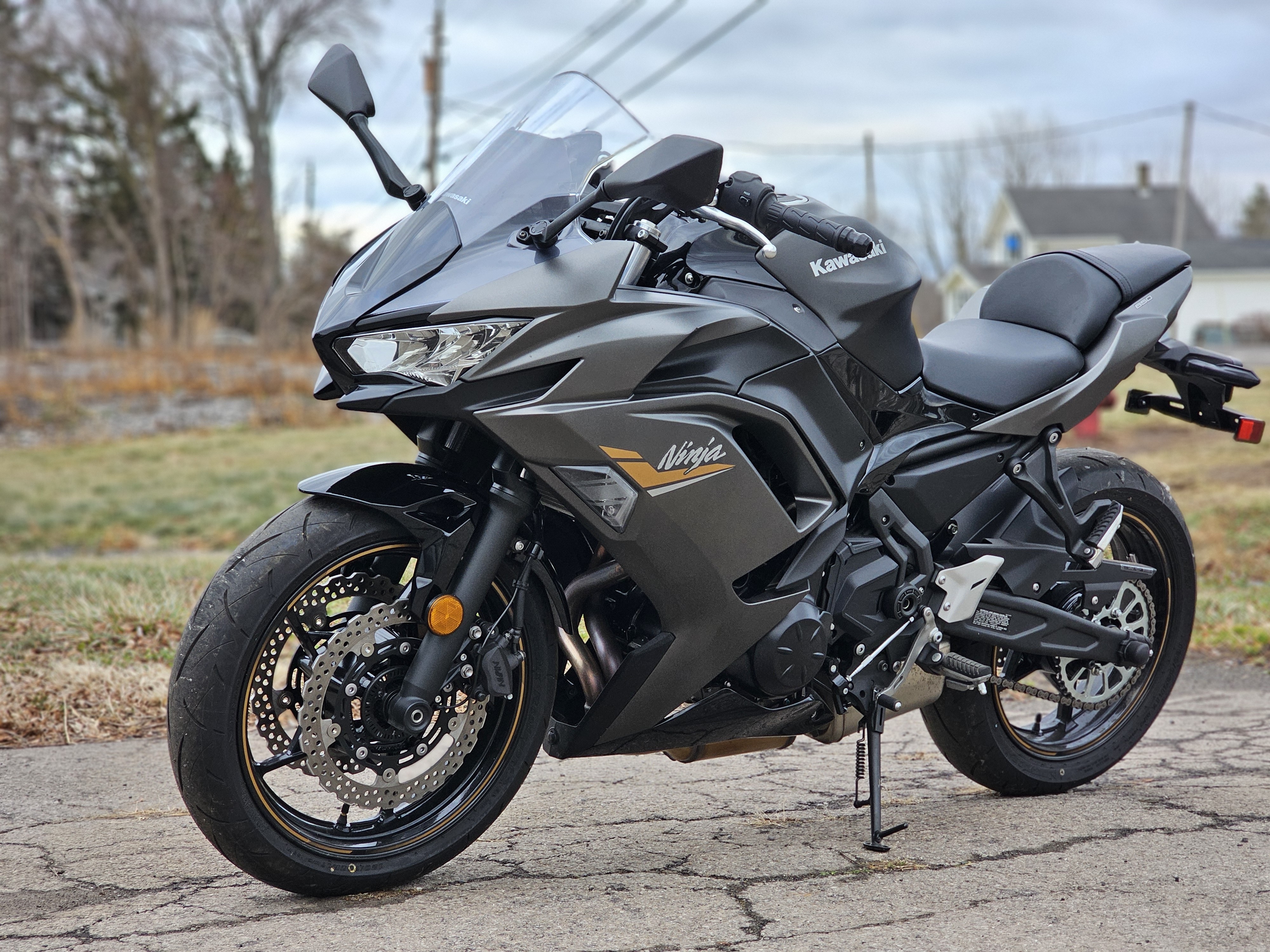 【良品】ルルウィルビー　キッドモヘヤシャギーコート　黒　2023AW　１ Used 2023 Kawasaki Ninja 650, Ransomville NY | Specs, Price