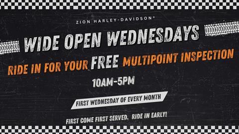 Wide Open Wednesdays - Free Multi-Point Inspection 10am - 5pm