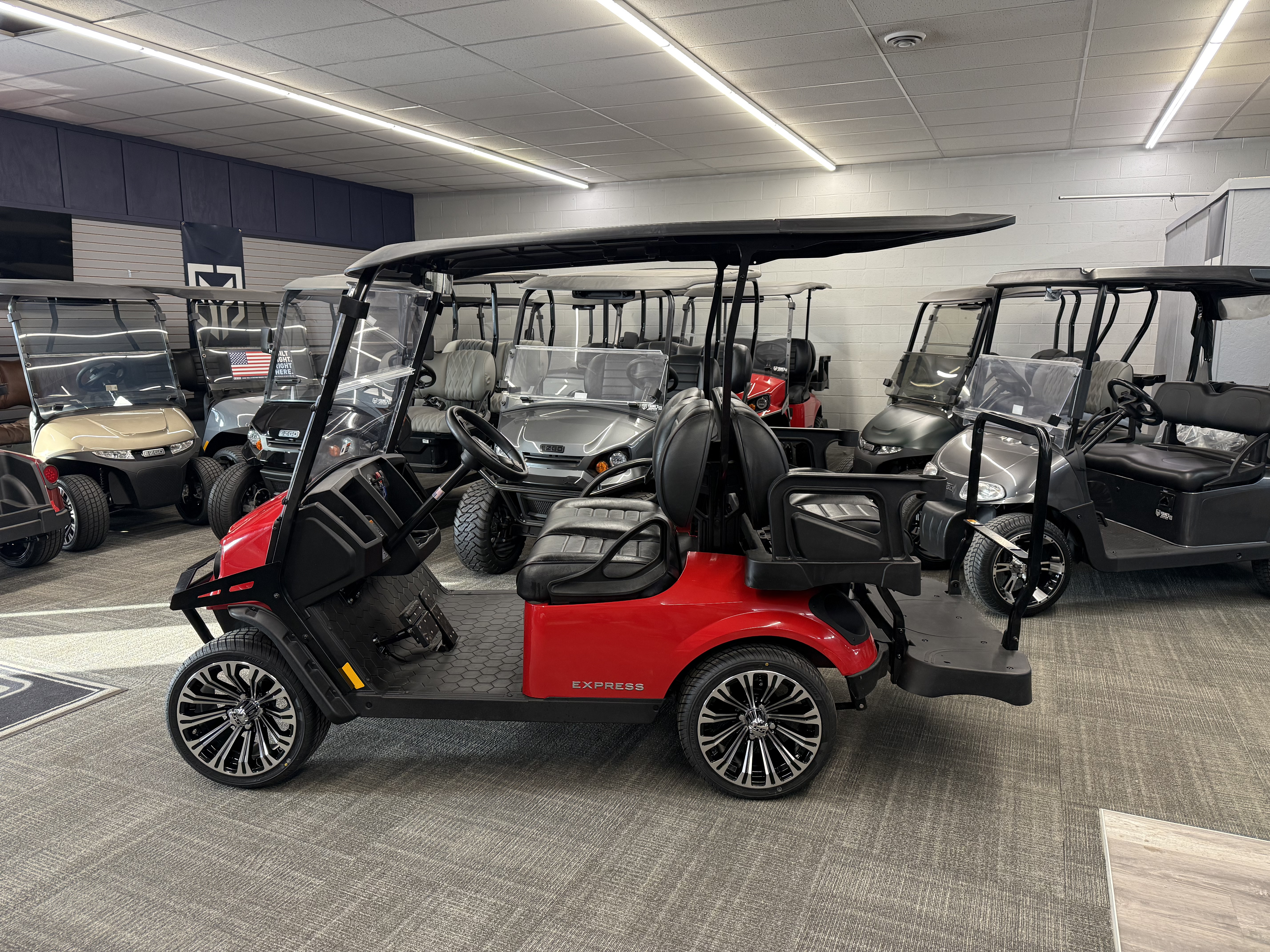 New 2025 E-Z-GO Express 4 Gas, Dysart IA | Specs, Price, Photos