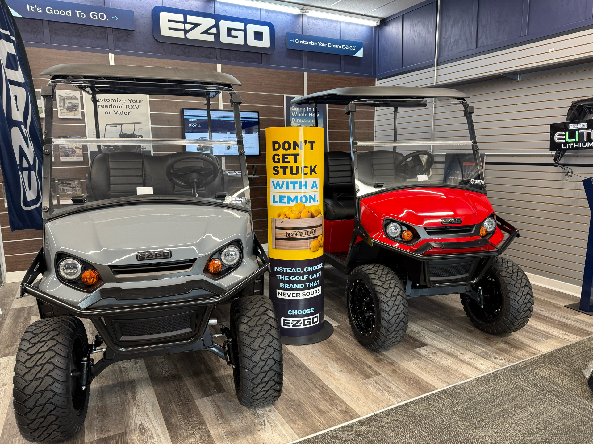 New 2026 E-Z-GO Express 4 Adventure 13.5 Gas, Dysart IA | Specs