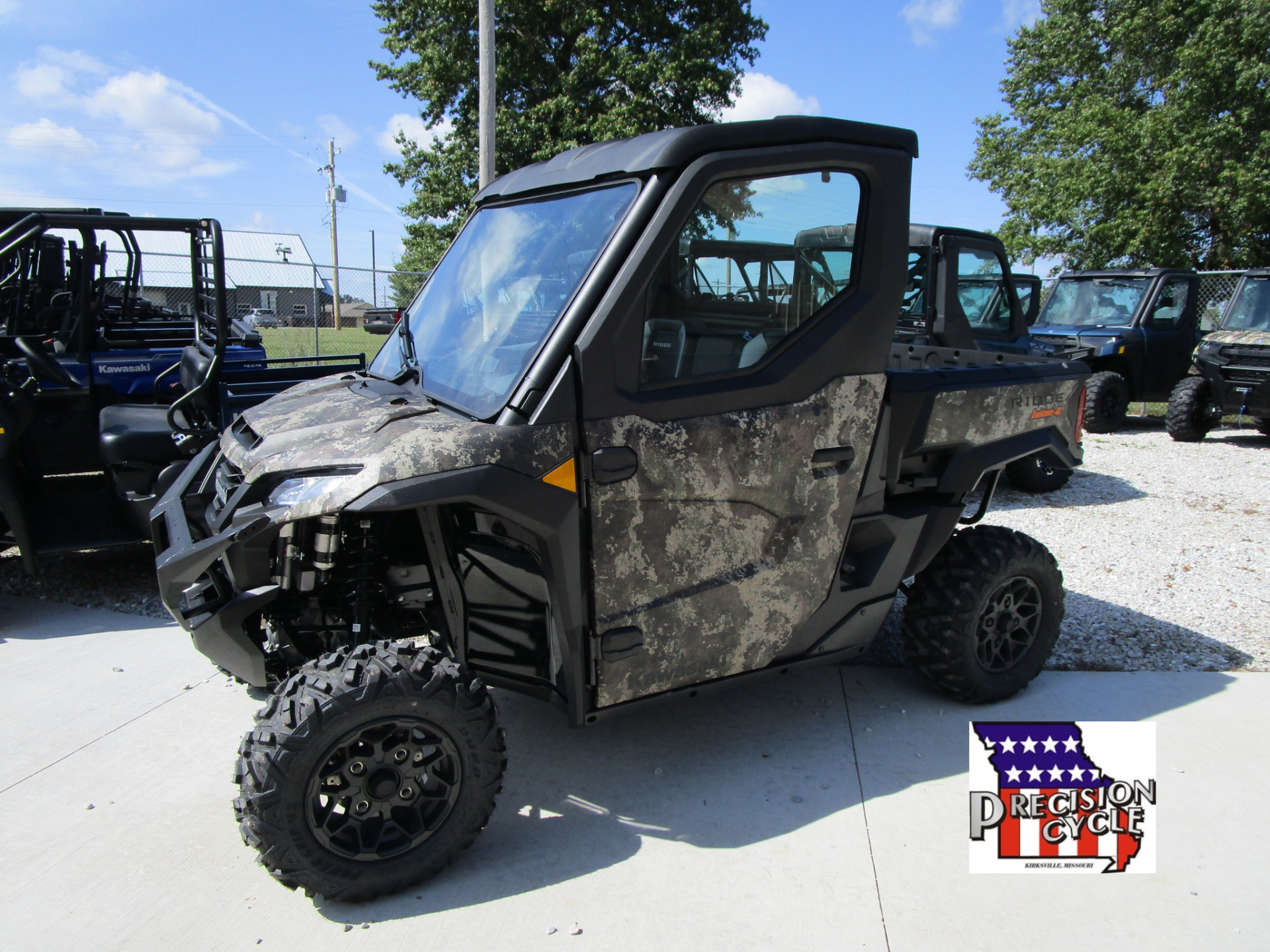 25年春夏　完売品　BRIEFING CAMO JQ HIGHNECK RF New 2025 Kawasaki RIDGE HVAC Camo Utility Vehicles in Kirksville