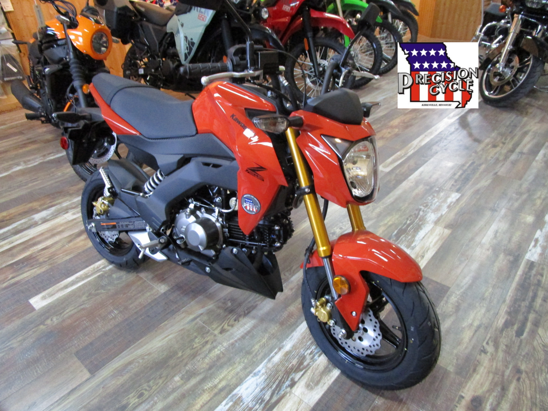 New 2025 Kawasaki Z125 Pro Motorcycles in Kirksville, MO | Stock