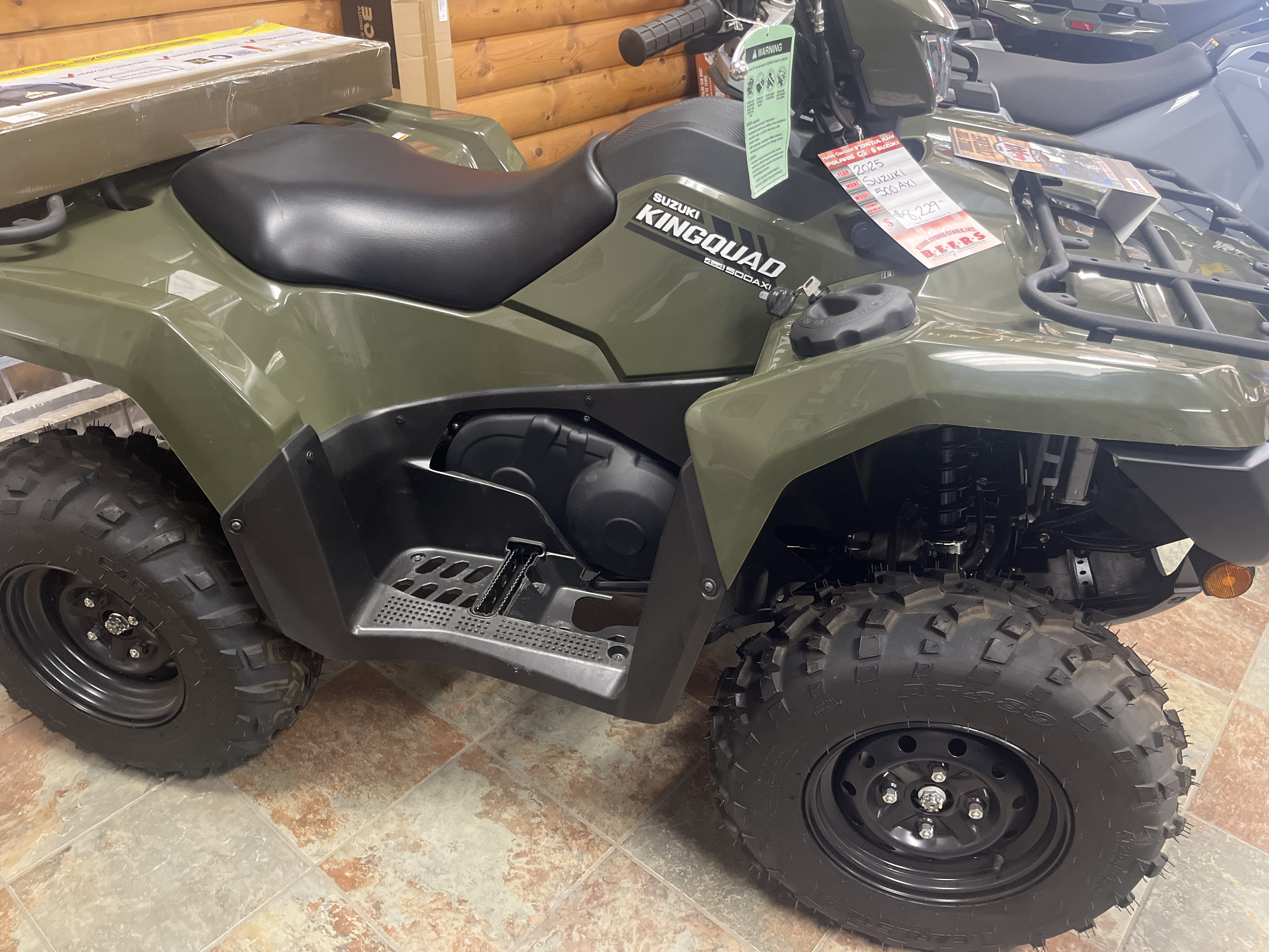New 2025 Suzuki KingQuad 500AXi Terra Green | ATVs in Vernal UT