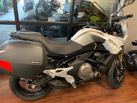 New 2022 CFMOTO 650 Adventura Ridgeland MS Specs Price Photos Nebula White Matte Titanium Gray