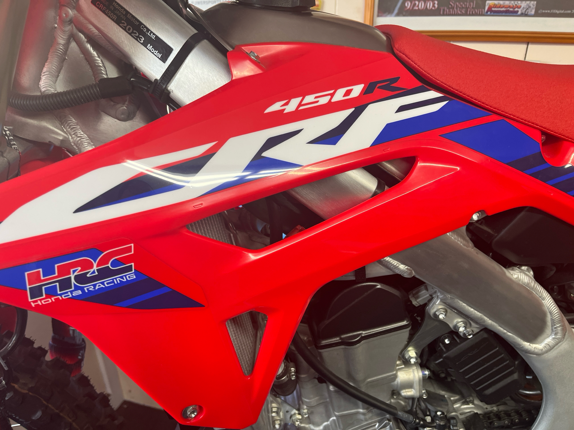 2023 Honda CRF450R in West Bridgewater, Massachusetts - Photo 2