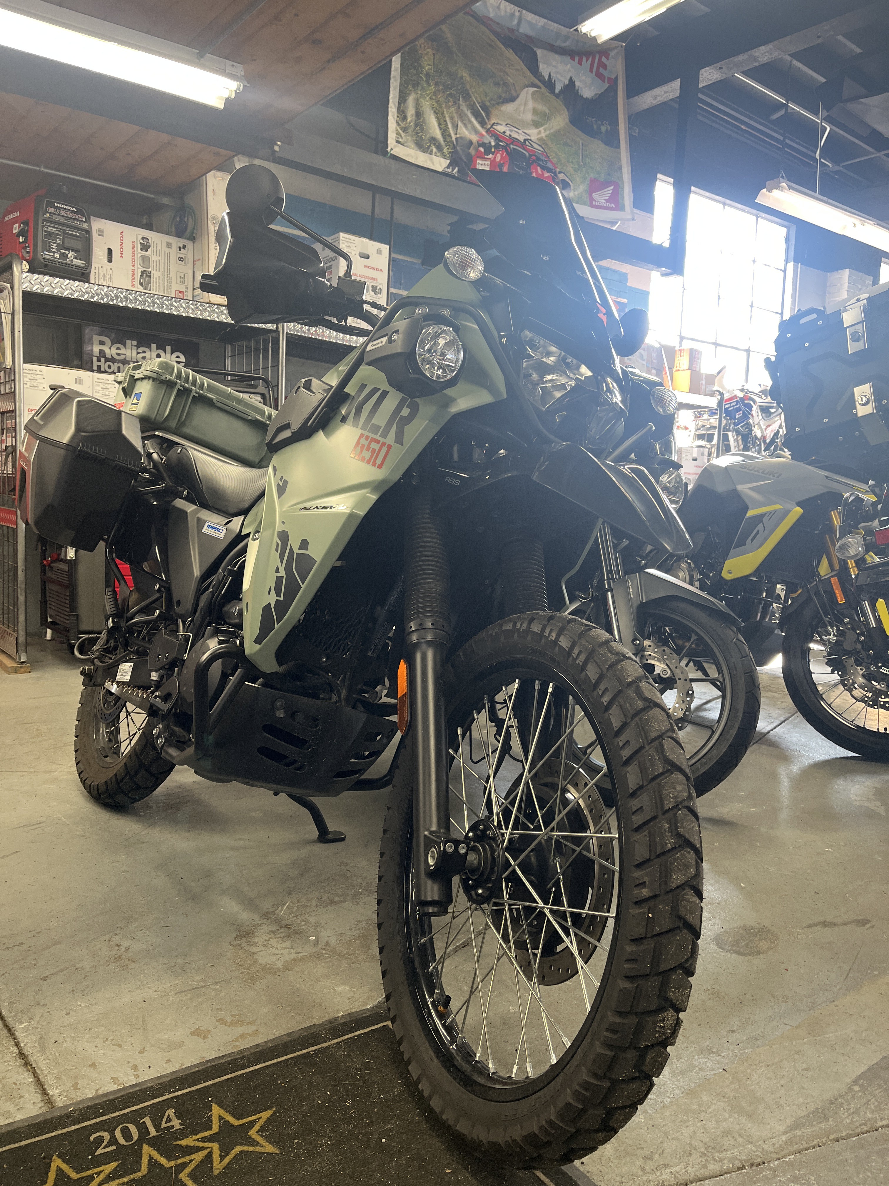 2024 Kawasaki KLR 650 Adventure ABS in West Bridgewater, Massachusetts - Photo 3