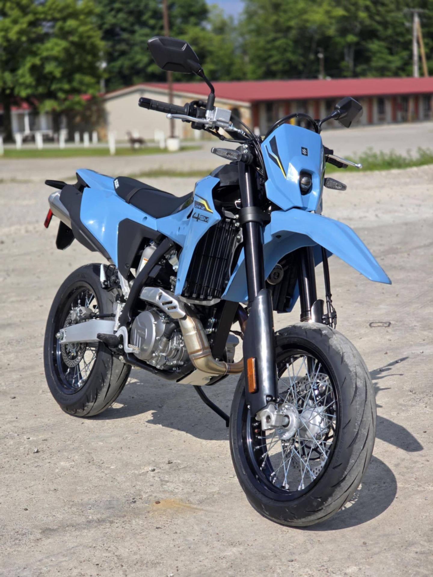 New 2025 Suzuki DR-Z4SM Motorcycles in Cambridge, OH | Stock
