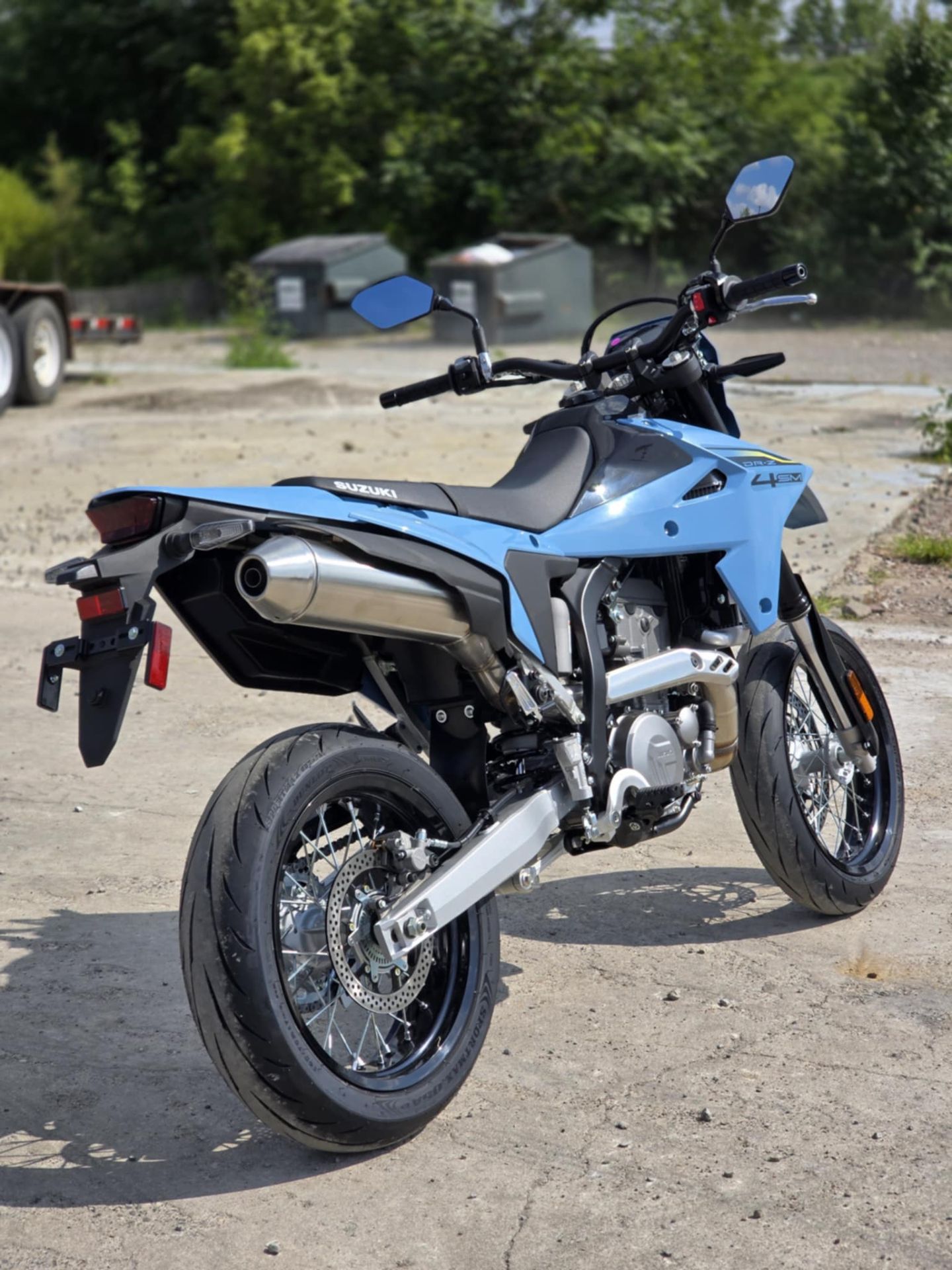 New 2025 Suzuki DR-Z4SM Motorcycles in Cambridge, OH | Stock