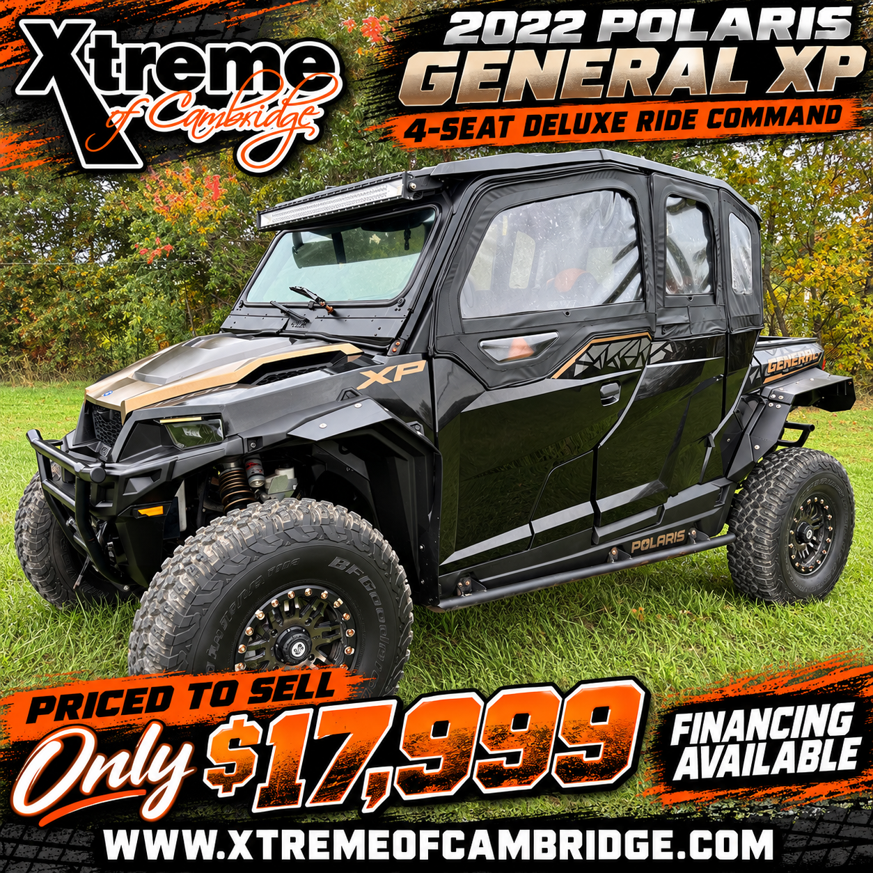 2022 General XP 4 1000 Deluxe Ride Command