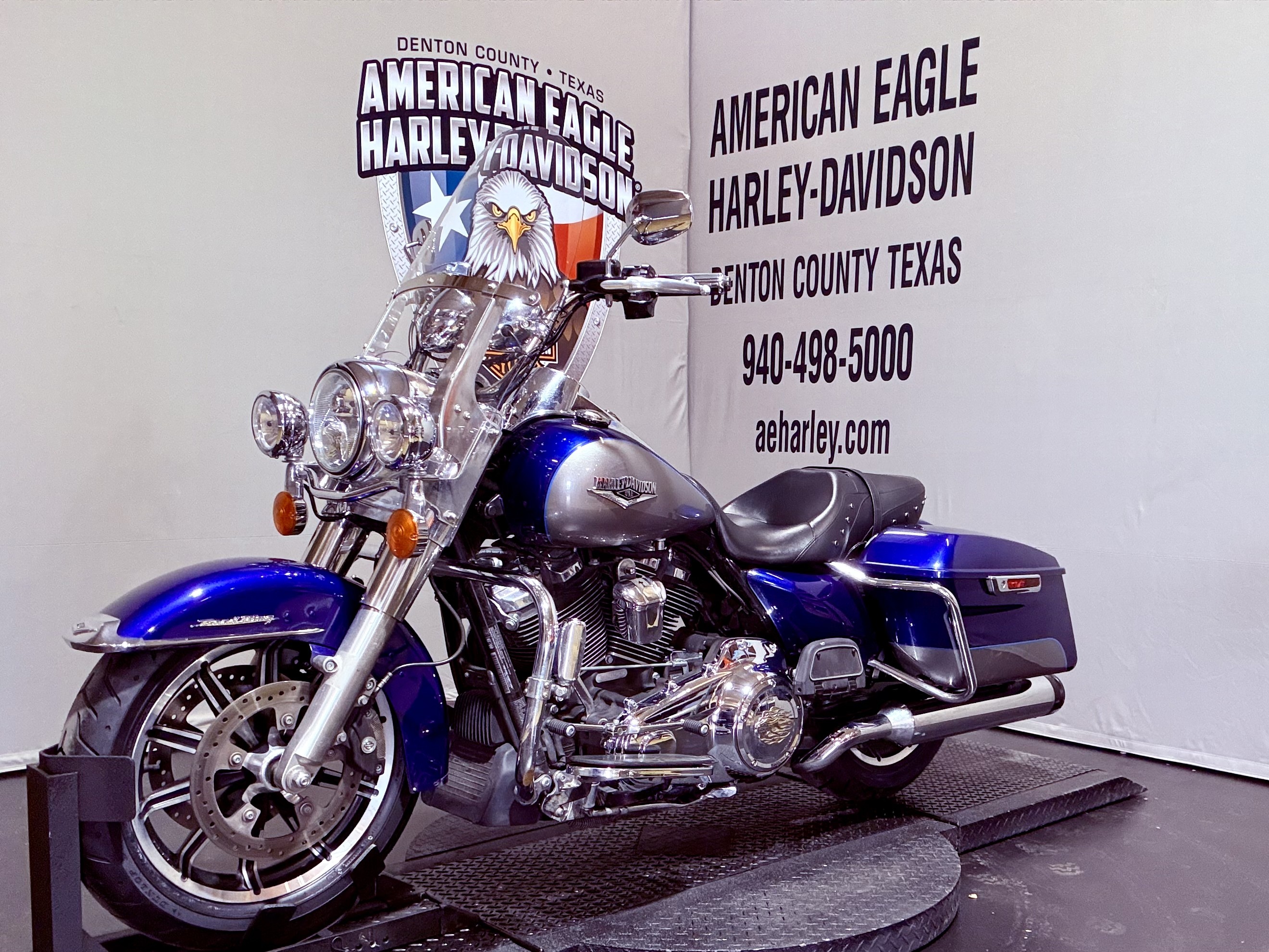 Harley-Davidson トランク 青/シルバー Used 2017 Harley-Davidson Road King® Motorcycle - Specs, Price