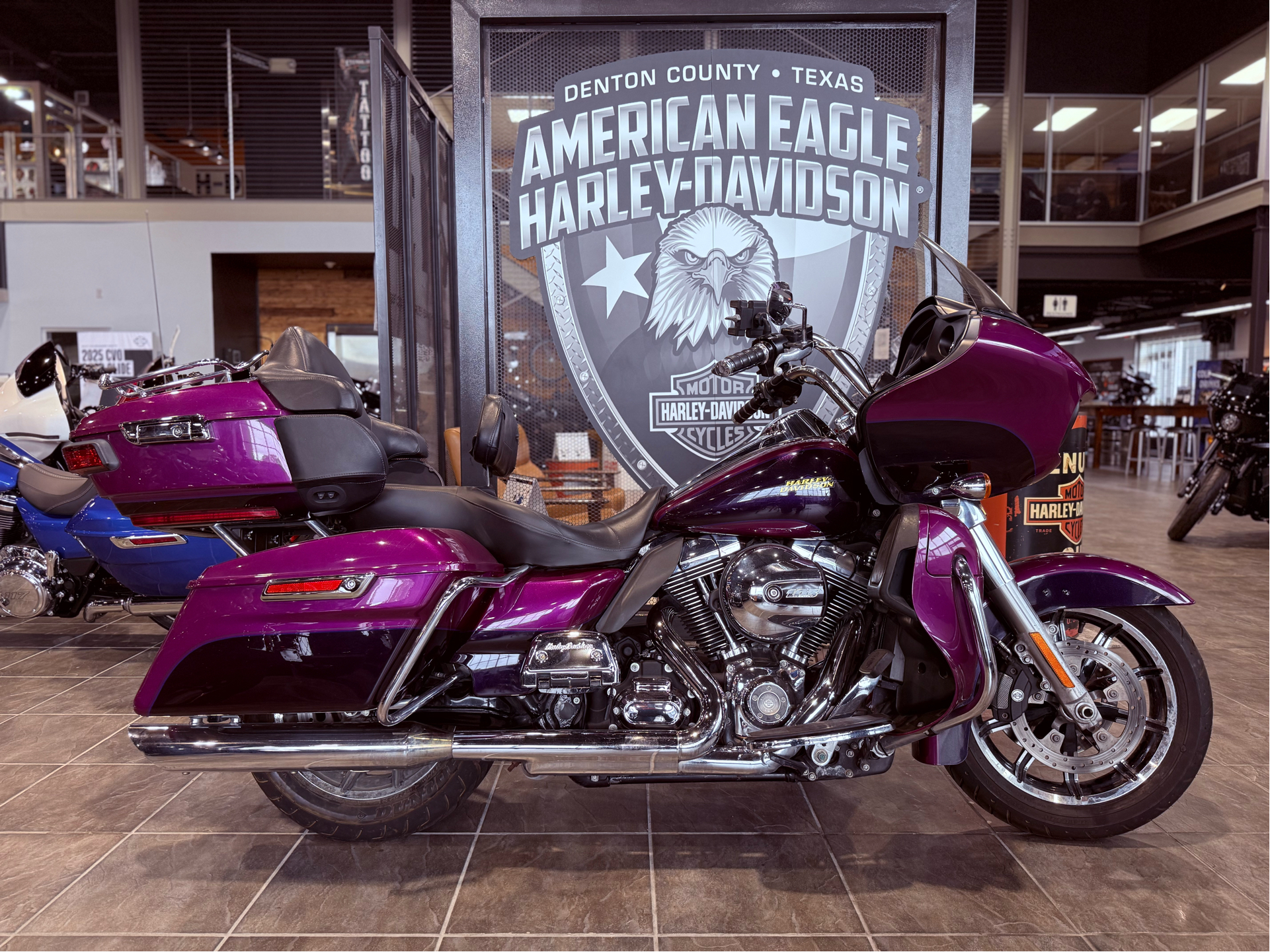 Occhiali Da Sole Harley Davidson Stile Classico - Cristallo Viola E Dettagli A Diamante, Con Custodia - Foto 4