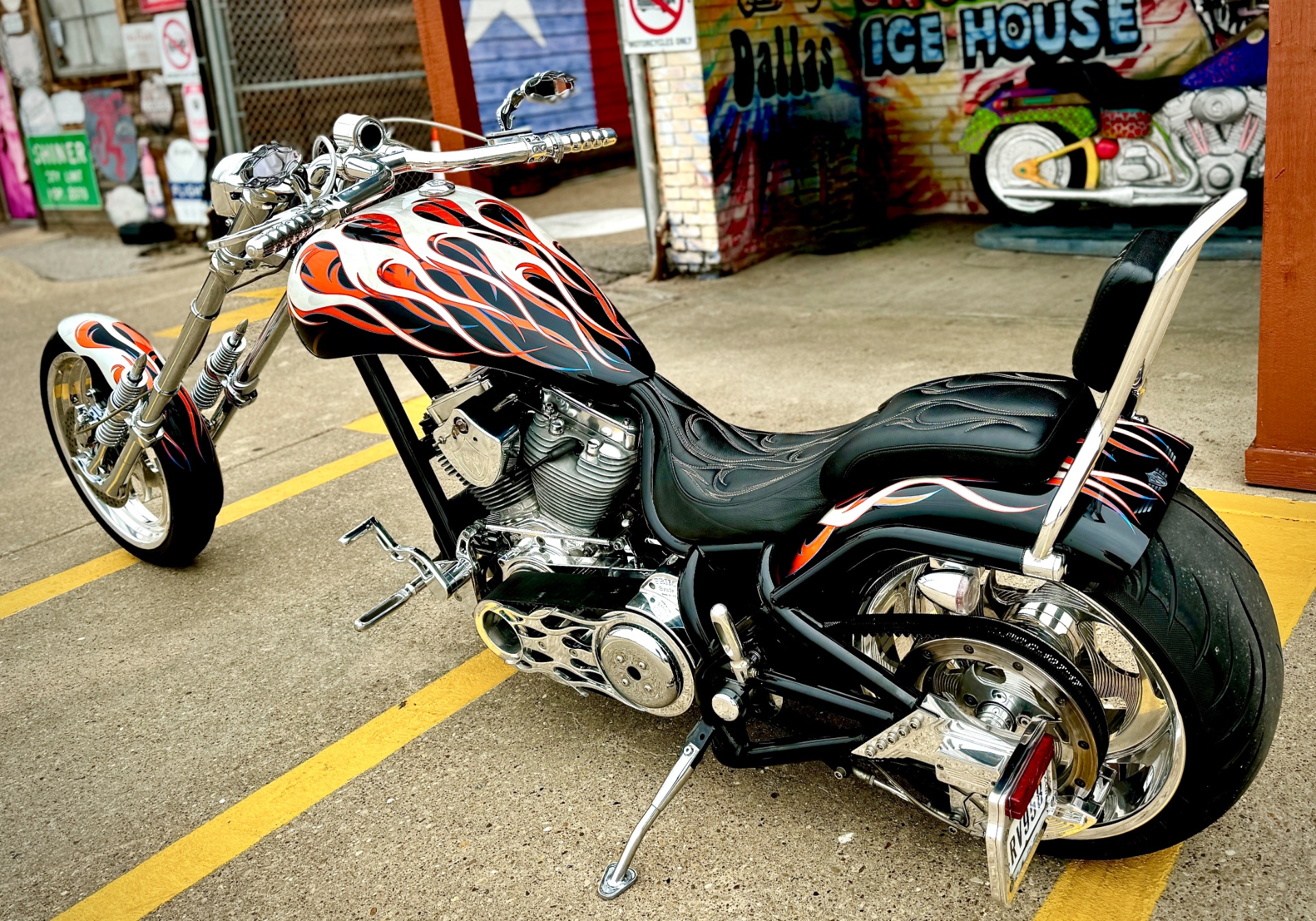 Used 2004 BOURGET Python 280 OPT Chopper Black/White/Orange