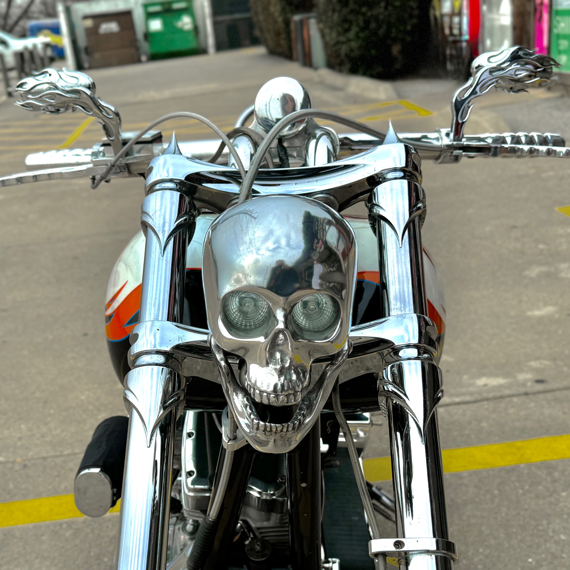 Used 2004 BOURGET Python 280 OPT Chopper Black/White/Orange