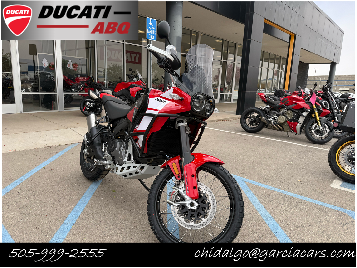 New 2025 Ducati DesertX Discovery Motorcycles in Albuquerque, NM