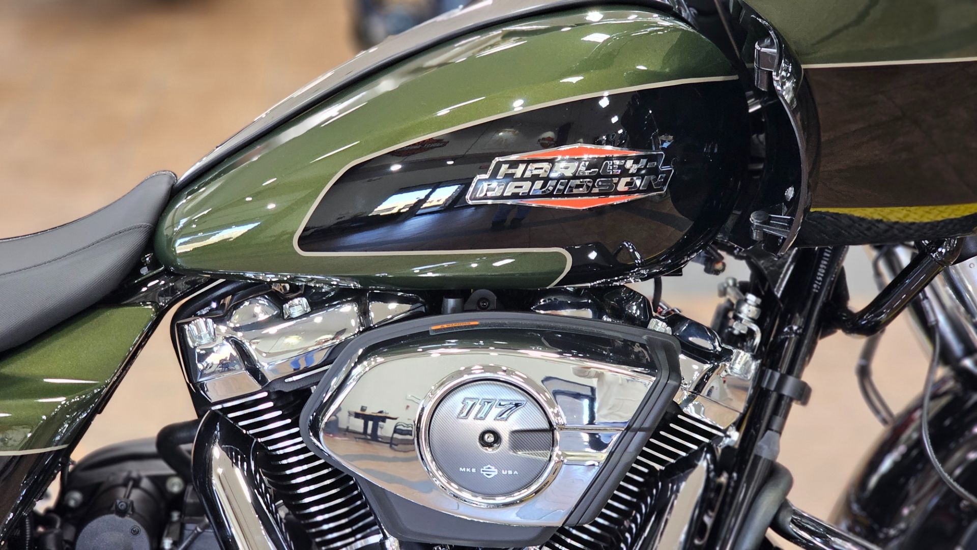 608576 2026 harley davidson fltrx road glide touring olive steel metallic vivid black - Photo 9