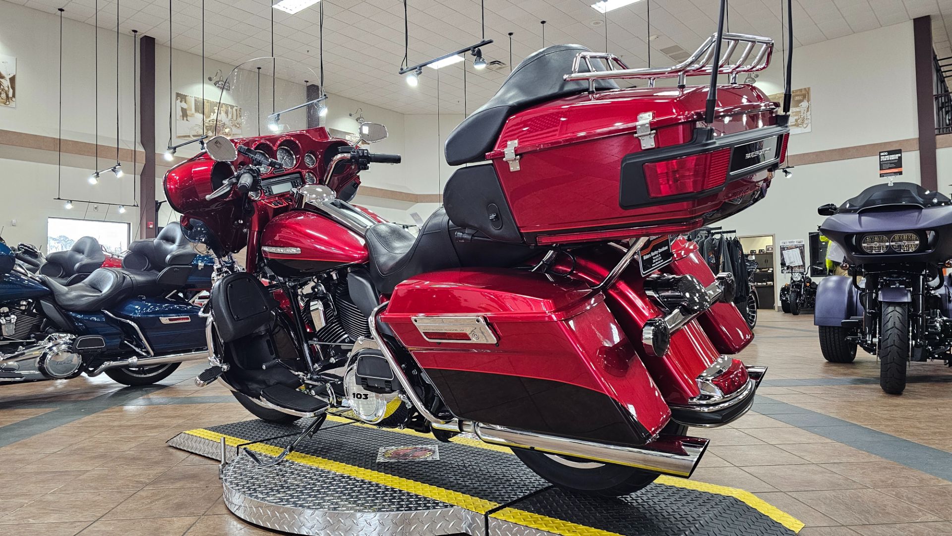 687198 2013 harley davidson flhtk electra glide ultra limited touring ember red sunglo merlot - Photo 7