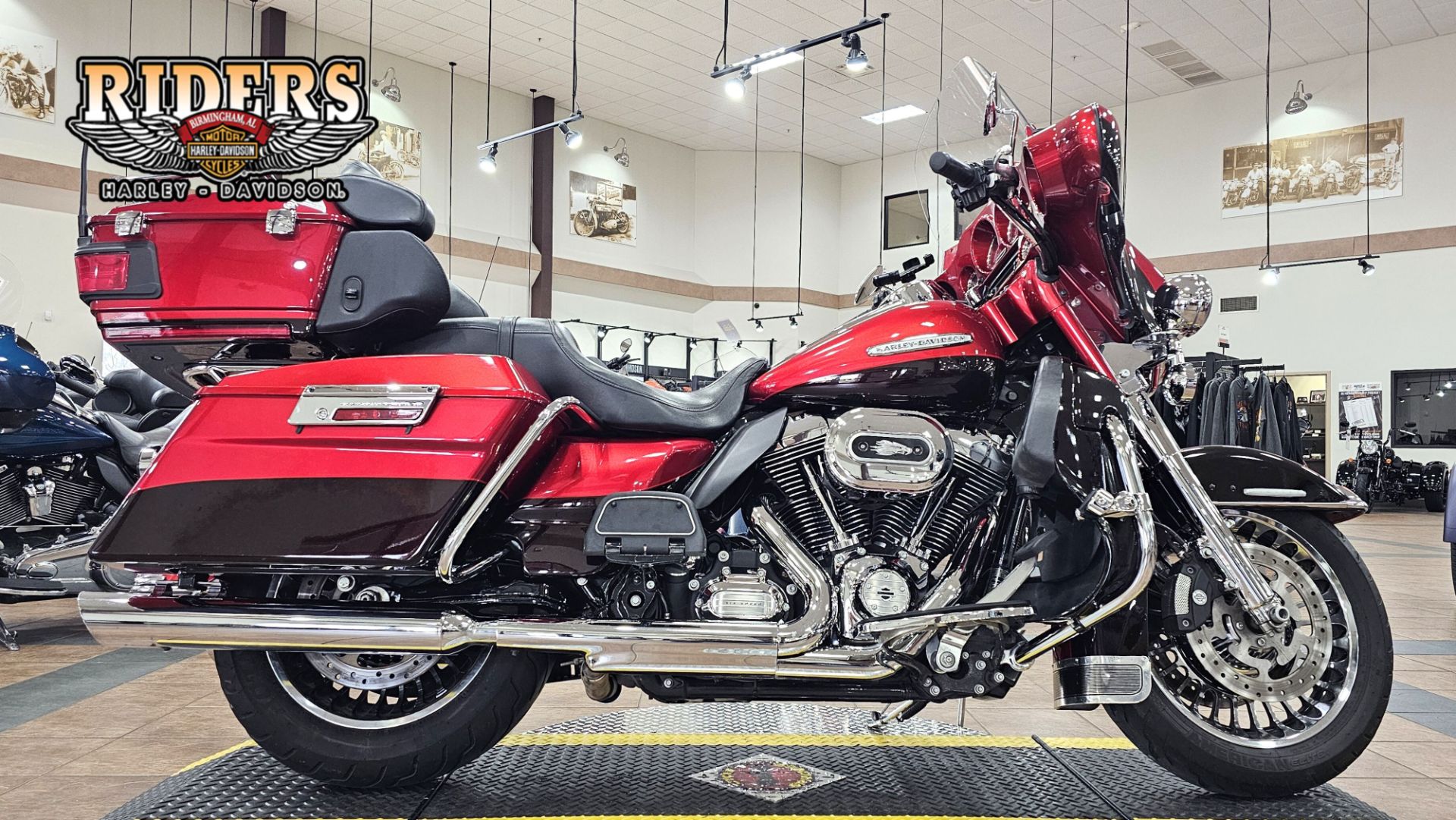 687198 2013 harley davidson flhtk electra glide ultra limited touring ember red sunglo merlot - Photo 1
