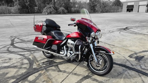 687198 2013 harley davidson flhtk electra glide ultra limited touring ember red sunglo merlot - Photo 2