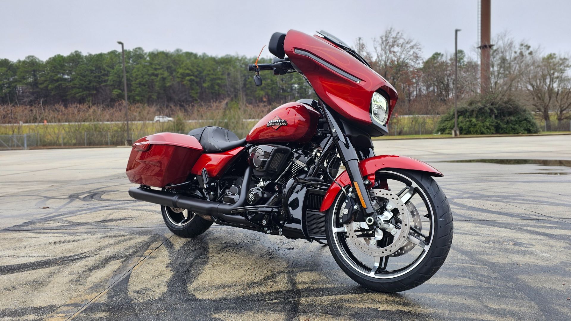 645770 2025 harley davidson flhx street glide touring whiskey firestorm - Photo 10