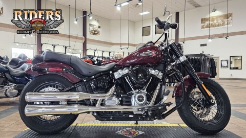 024988 2020 harley davidson flsl softail slim cruiser billiard burgundy - Photo 1