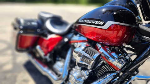 950435 2021 Harley Davidson FLHXSE CVO Street Glide touring sunset orange fade black - Photo 12