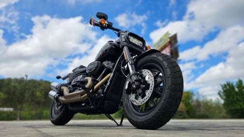 041937 2022 harley davidson FXFBS fat bob 114 cruiser vivid black - Photo 15