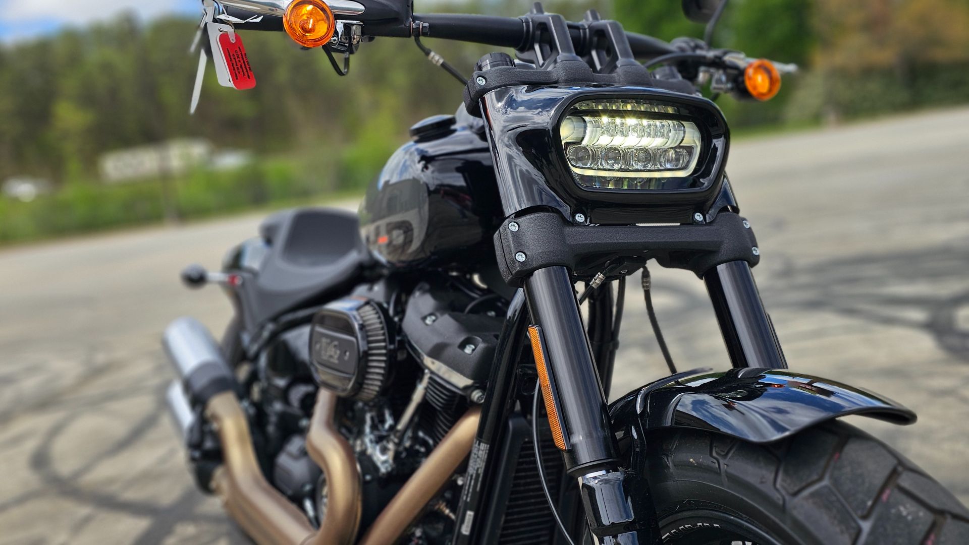 041937 2022 harley davidson FXFBS fat bob 114 cruiser vivid black - Photo 16